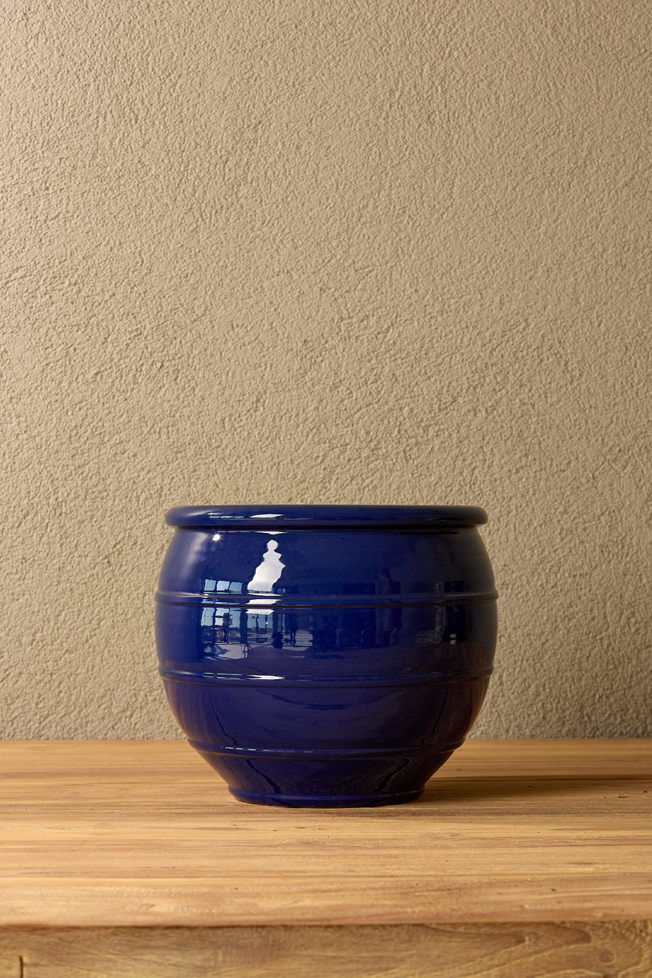 6'lık Sırlı Fitilli Akvaryum Saksı